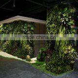 Home and Outdoor Decoration Synthetic Cheap Artificial Vertical Green Grass Wall E08 0401 thumbnail-5