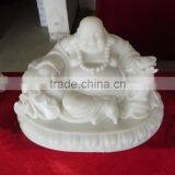 Hand Carved Home Decoration Small Marble Stone Buddha Statue thumbnail-2