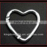 Classical White Heart Shape Aluminum Carabiner thumbnail-1