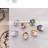 Express Fashion Jewelry 925 Sterling Silver Elegant Rose Flower Cameo Ring Made in Italy A50 Cameo 20mm thumbnail-1