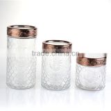 hot sale cheap glass honey food storage jars empty preserving jar with twist cap