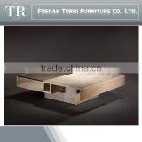 Modern Design Travertine With Glass Surface Coffee Table thumbnail-1