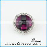 18mm Crystal Snap Button Charm thumbnail-6
