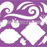 Colorful Puzzle Plastic Drawing Stencil For Children thumbnail-1