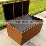 Factory Sale Custom Make HDPE Rattan Wicker Cushion Storage Box thumbnail-1
