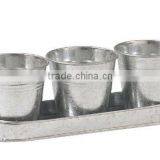 Aluminum Casting Shiny Handmade Planters for Sale thumbnail-1