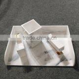 Manufacture New Acrylic Sheet Stapler 4pcs Sets Office /school Acrylic Stapler Files Tray Pen Holder Tape Holder 4pcs Sets thumbnail-2