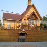 Wooden Log Material and House Shop Use Prefabricated Wooden House thumbnail-1