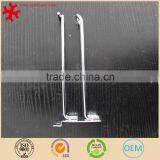 4"Supermarket Slatwall Double Loop Hook for Shop Accessory Chromed Finish - Pack of 100 thumbnail-5