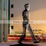Art Deco Walking East Statue City Decoration Large Famous Morden Art Sculpture thumbnail-1
