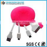 Cute Shape Silicone Cable Winder thumbnail-4