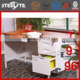 Luoyang Steel Office Furniture Computer Desk, Desktop Computer Table With a Small Cabinet and Drawer thumbnail-4
