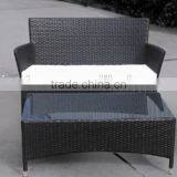 Outdoor Furniture 4PCS Rattan Wicker KD Sofa Set With Steel Cube thumbnail-1