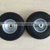 Flat Free Wheelbarrow Tyre 10 Inch 3.5-4 Solid Pu Foam Tire thumbnail-3