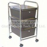 Home Storage Furniture 3-tier Plastic Drawer Trolley Cart PP Drawer Rack thumbnail-1