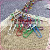 Colorful Metal Wire Money Office Stationery Paper Clips 50mm