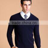 Winter Machine Knitting Wool Yarn for V-neck Men Pullover Knitting Wool ,high Quality Knitting Wool Yarn Men Pullover Sweater thumbnail-5