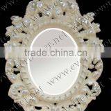 Baroque Wonderful Antique Oval Bevelled Pu Decor Mirrors thumbnail-1