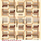 Super Soft Geometric Pattern Screen Printed Micro Plush Jacquard Raschel Blanket Fleece Blanket