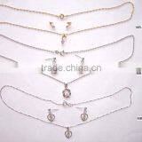 CZ Stone Necklace Sets, Fashion CZ Necklace Sets,costume Jewelry Sets,trendency Jewelry Sets, Quality Jewelry Sets,woman Jewelry thumbnail-1