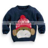 Newly Cartoon Style Kid Christmas Knitted Sweater thumbnail-1