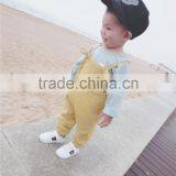 0-3 Years New 2017 Wholesale Autumn Cotton Good Quality Denim Strap Overalls Baby Pants (pick Size Color) thumbnail-2