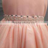 High - End Baby Frock Design Pictures Dress Children Bead Sleeveless Dress thumbnail-5