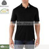 Custom Mens Polo Shirt Wholesale, Merino Wool Casual Shirt Design thumbnail-3