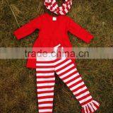 2014 New Hot Baby Girls Stripe Dress Pant Set With Stripe Scarf Girls Stripe Dress Pant thumbnail-1