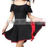 Women Girl Latin Dance Dress Ballroom Dresses thumbnail-1