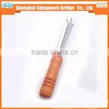 Hot Sales Stainless Steel Pineapple Peeler With Wooden Handle in Low Price thumbnail-1