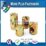 Made in Taiwan Solid Brass Stainless Steel Zinc Plated Cross Dowel Barrel Nut thumbnail-1