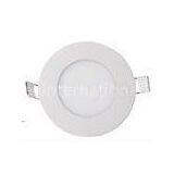 3 Watt Round 90mm Diameter LED Flat Panel Light For Indoor , Recessed Ceiling SMD LED Panel Light