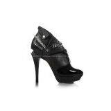 Lotoyo Pin-Heeled Metal Chain &Studs Women Ankle Boots Ltyk0009 thumbnail-2