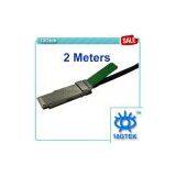 New 2 Meters 40G QSFP+ to QSFP+ Copper Cable for Teltecommunication & Storage