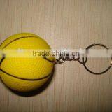pu Stress Ball With Keychain