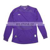 Sublimated Made Purple Plain Soccer Uniform Original Football Jerseys With Tags thumbnail-1