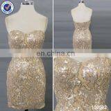 2014 Sexy Shiny Gold Club Dress for Women thumbnail-1