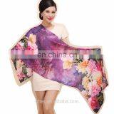 Handmade Digital Printing Custom Design Silk Kantha Scarve