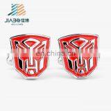 Jiabo Custom Fashion Engraved Logo Metal Cufflinks for Men