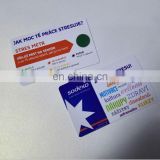 PVC offset printing UV temperature card UV sensor card for UV test
