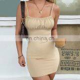 2020 Hot Selling Sexy Woman Clothing Latest Customized Design Adjustable Strap Bodycon Party Dress thumbnail-5