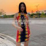 2020 New Arrivals Summer Women Fashion Tiger Printed Casual Dresses Ladies Sleeveless Bodycon Dresses thumbnail-3