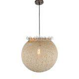 Hot Sale Modern Rattan Pendant Lamp Cotton Home Lighting From Zhongshan thumbnail-2