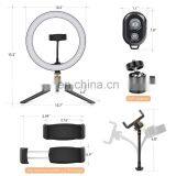 Desktop Mount 10 Inch 26cm LED Ring Light With Tripod Stand and Phone Clamp thumbnail-3