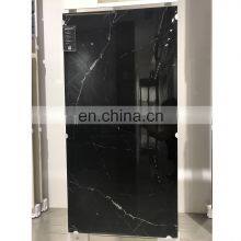 600x600 Black Glazed Full Body Glossy Dark Porcelain Floor Tiles JM63807DF thumbnail-2