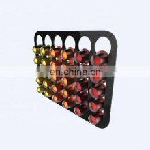 Coffee Shop Wall Mount Acrylic Coffee Pod Holder