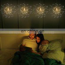 Flower Shape Led Hanging Starburst Lamp Christmas Party Wedding Holiday Decoration Lighting With Remote Control thumbnail-2