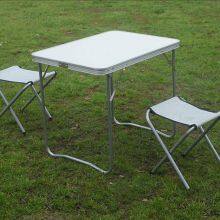 Portable Folding Picnic Outdoor Table Metal Square Modern BBQ Mini Table thumbnail-1