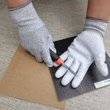 HPPE Gray PU Coated Anti Cut 4343 Safety Gloves,BA Gloves thumbnail-5